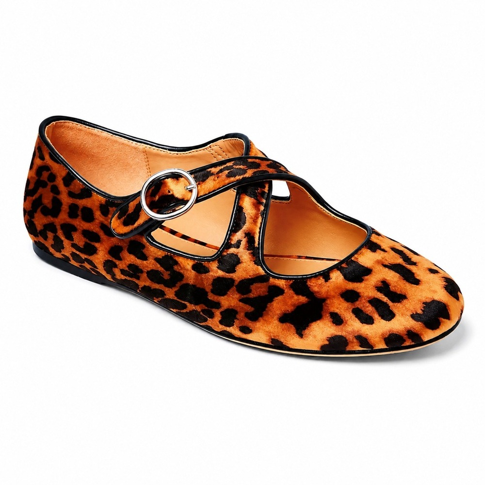 Women's Tasmin Flats by A New Day Leopard Size 11 New With Tags